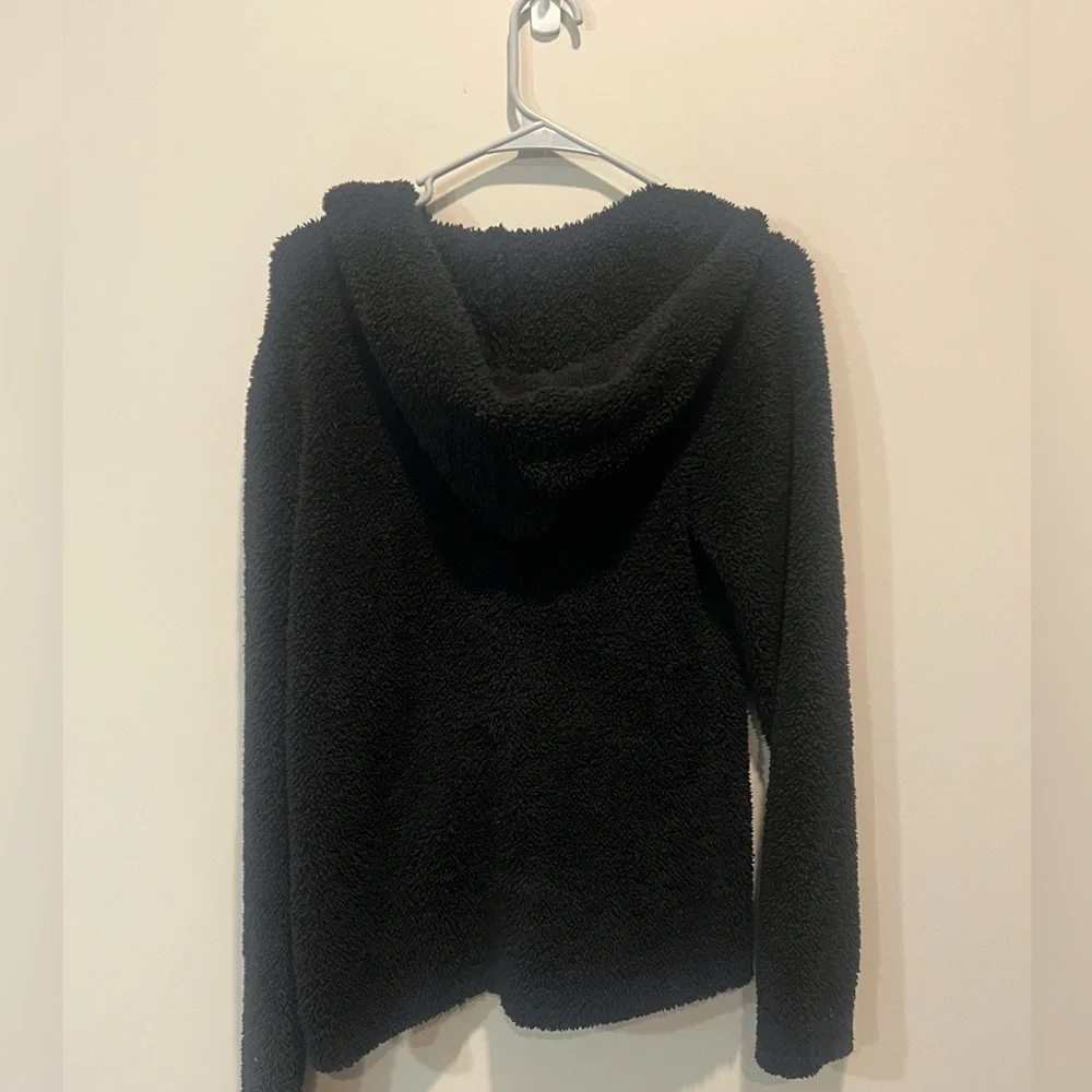 Barefoot Dreams Bamboo Chic Black Zip Up Jacket Size XL - Picture 7 of 10
